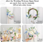 Wedding Arch Flowers Kit, Artificial Flower Arch Decor (Set of 3),2pcs Artificial Flower Arrangement with 1pc, alternate view