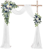 Wedding Arch Flowers Kit, Artificial Flower Arch Decor (Set of 3),2pcs Artificial Flower Arrangement with 1pc