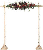 Wedding Arch Flowers, Masala Red, 6.5FT