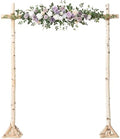 Wedding Arch Flowers, Purple, 6.5FT