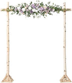 Wedding Arch Flowers, Purple, 6.5FT