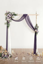 Wedding Arch Flowers, Purple Lilac, alternate view 3