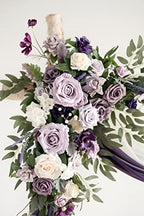 Wedding Arch Flowers, Purple Lilac, alternate view 4