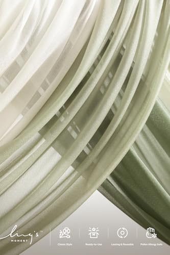 Wedding Arch Flowers, White Green in Wht-white Green, alternate view 4