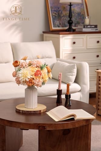 Wedding Artificial Flowers Combo, Rose Peony Blush Champagne in Blush & Champagne, alternate view 2