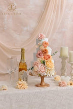 Wedding Artificial Flowers Combo, Rose Peony Blush Champagne in Blush & Champagne, alternate view 3