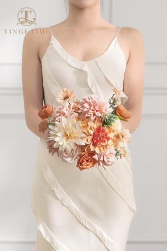 Wedding Artificial Flowers Combo, Rose Peony Blush Champagne in Blush & Champagne, alternate view 4