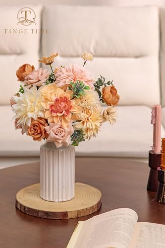 Wedding Artificial Flowers Combo, Rose Peony Blush Champagne in Blush & Champagne, alternate view 5