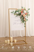 Wedding Artificial Flowers Swag, Growing Blush, alternate view 2