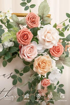Wedding Artificial Flowers Swag, Growing Blush, alternate view 3