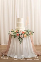 Wedding Artificial Flowers Swag, Growing Blush, alternate view 4