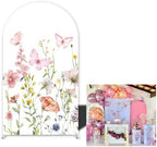 Wedding Bridal Shower Butterfly Flower Chiara Arched Stand Cover Baby Shower Baptismx Birthday Party Background