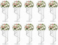 Wedding Centerpieces Decoration Flower Vase, Elegant Acrylic Crystal Stand -10 Pcs 23.6inch High Party Tables