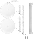 Wedding Centerpieces Decoration Flower Vase, Elegant Acrylic Crystal Stand -10 Pcs 23.6inch High Party Tables, alternate view