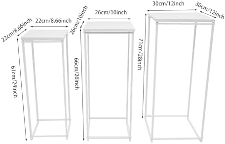 Wedding Centerpieces for Tables Tall Metal Flower Plant Stand Decorations for Weddings Party Floor Geometric, alternate view