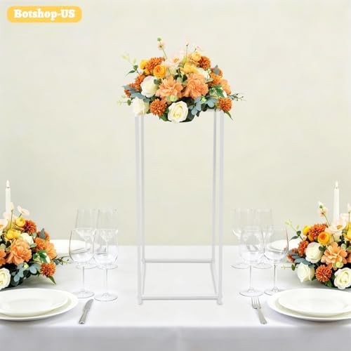 Wedding Centerpieces for Tables Tall Metal Flower Plant Stand Decorations for Weddings Party Floor Geometric, alternate view