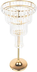 Wedding Crystal Centerpiece Flower Stand 4-Tier Acrylic Iron Floral Display