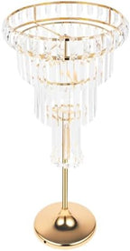 Wedding Crystal Centerpiece Flower Stand 4-Tier Acrylic Iron Floral Display