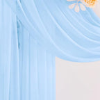 Wedding Draping Fabric Baby Blue Drapes for Backdrop in Baby Blue, alternate view 6