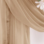 Wedding Draping Fabric Nude Drapes for Backdrop, 2 Pack in Nude, alternate view 5