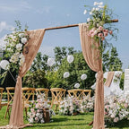 Wedding Draping Fabric Nude Drapes for Backdrop in Nude