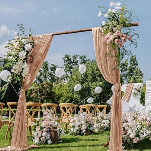 Wedding Draping Fabric Nude Drapes for Backdrop in Nude