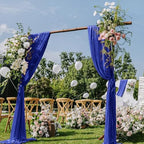 Wedding Draping Fabric Royal Blue Drapes for Backdrop, 2 Pack in Royal Blue