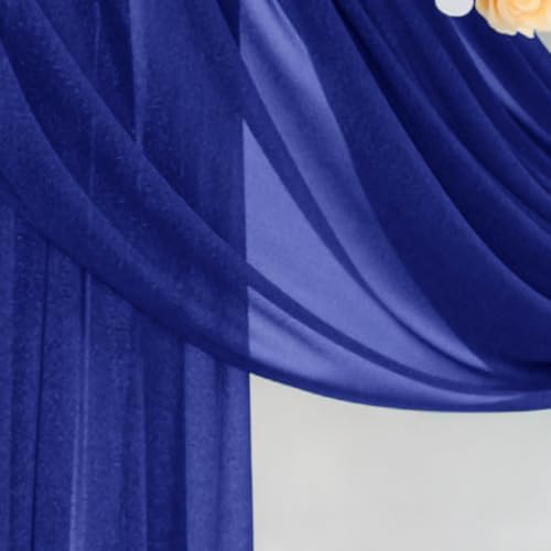 Wedding Draping Fabric Royal Blue Drapes for Backdrop in Royal Blue, alternate view 6