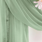 Wedding Draping Fabric Sage Green Drapes for Backdrop, 2 Pack in Sage Green, alternate view 6