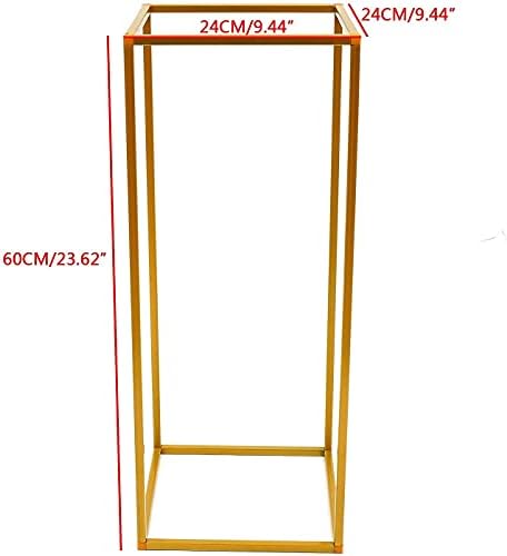 Wedding Flower Stand Metal Vase Stand Geometric Centerpiece Vases Iron Display Rack Backdrop Frame Gold Flower, alternate