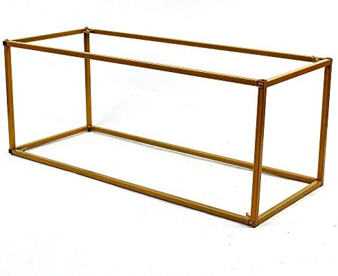 Wedding Flower Stand Metal Vase Stand Geometric Centerpiece Vases Iron Display Rack Backdrop Frame Gold Flower, alternate
