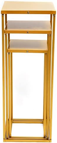 Wedding Flower Stand Metal Vase Stand Geometric Centerpiece Vases Iron Display Rack Backdrop Frame Gold Flower, alternate