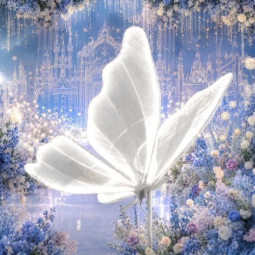 Wedding Giant Butterfly Floor Lamps Mariposas LED Lights Decorations