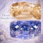 Wedding Giant Butterfly Floor Lamps Mariposas LED Lights Decorations, alternate view 5