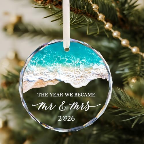 Wedding Gifts for Couples 2026 Mr and Mrs Ornament, alternate view 4
