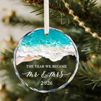 Wedding Gifts for Couples 2026 Mr and Mrs Ornament, alternate view 4