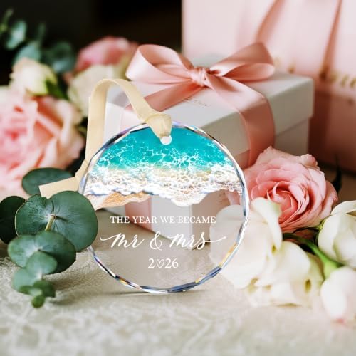 Wedding Gifts for Couples 2026 Mr and Mrs Ornament, alternate view 6