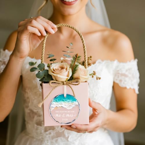 Wedding Gifts for Couples 2026 Mr and Mrs Ornament, alternate view 7