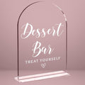 Wedding Sign Decor, Dessert Bar Sign for Reception Event Party, Bridal Shower Decorations, Wedding Table Acrylic