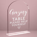 Wedding Sign Decor, Grazing Table Sign for Reception Event Party, Bridal Shower Decorations, Wedding Table