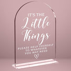Wedding Sign Decor, Please Help Yourself to Whatever You May Need Sign for Bridal Shower Decorations, Wedding