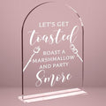 Wedding Sign Decor, Smores Sign for Reception Event Party, Bridal Shower Decorations, Wedding Table Acrylic