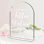 Wedding Sign Decor, Temporary Tattoo Station Wedding Sign for Reception Event Party, Bridal Shower Decorations, alternate