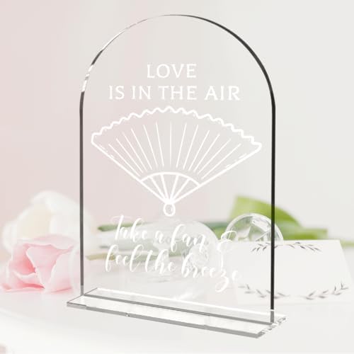 Wedding Sign Decor, Wedding Fans Sign for Reception Event Party, Bridal Shower Decorations, Wedding Table Sign, alternate