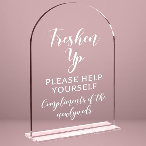 Wedding Sign Decor, Wedding Sign for Reception Event Party, Bridal Shower Decorations for Anniversary and Event