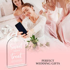 Wedding Signs Decor, Love is Sweet Sign for Dessert Table, Wedding Supplies 5x7 Inch, Wedding Signs for Ceremony, alternate