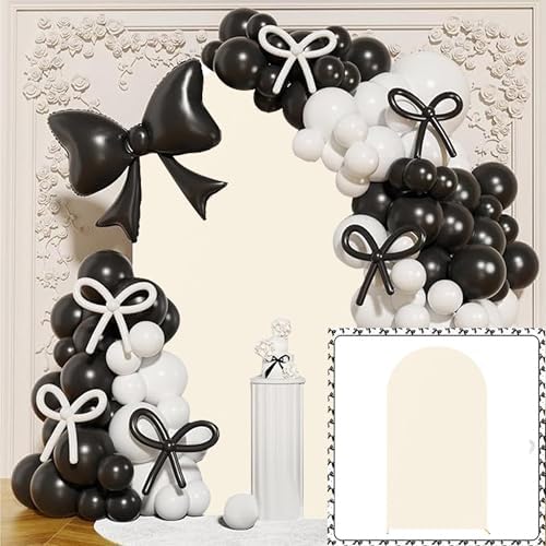 Wedding Stretchy Arch Backdrop Cover, Beige, 7.2FT in Beige, alternate view 4