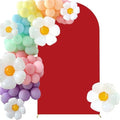 Wedding Stretchy Arch Backdrop Cover, Red, 7.2FT in Red