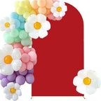 Wedding Stretchy Arch Backdrop Cover, Red, 7.2FT in Red