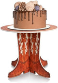 Western Cowboy Boot Cake Stand, Cowboy Theme Birthday Party Decorations Cupcake Holder Cake Stand for Wild West